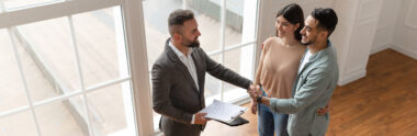 Tenants signing a rental contract